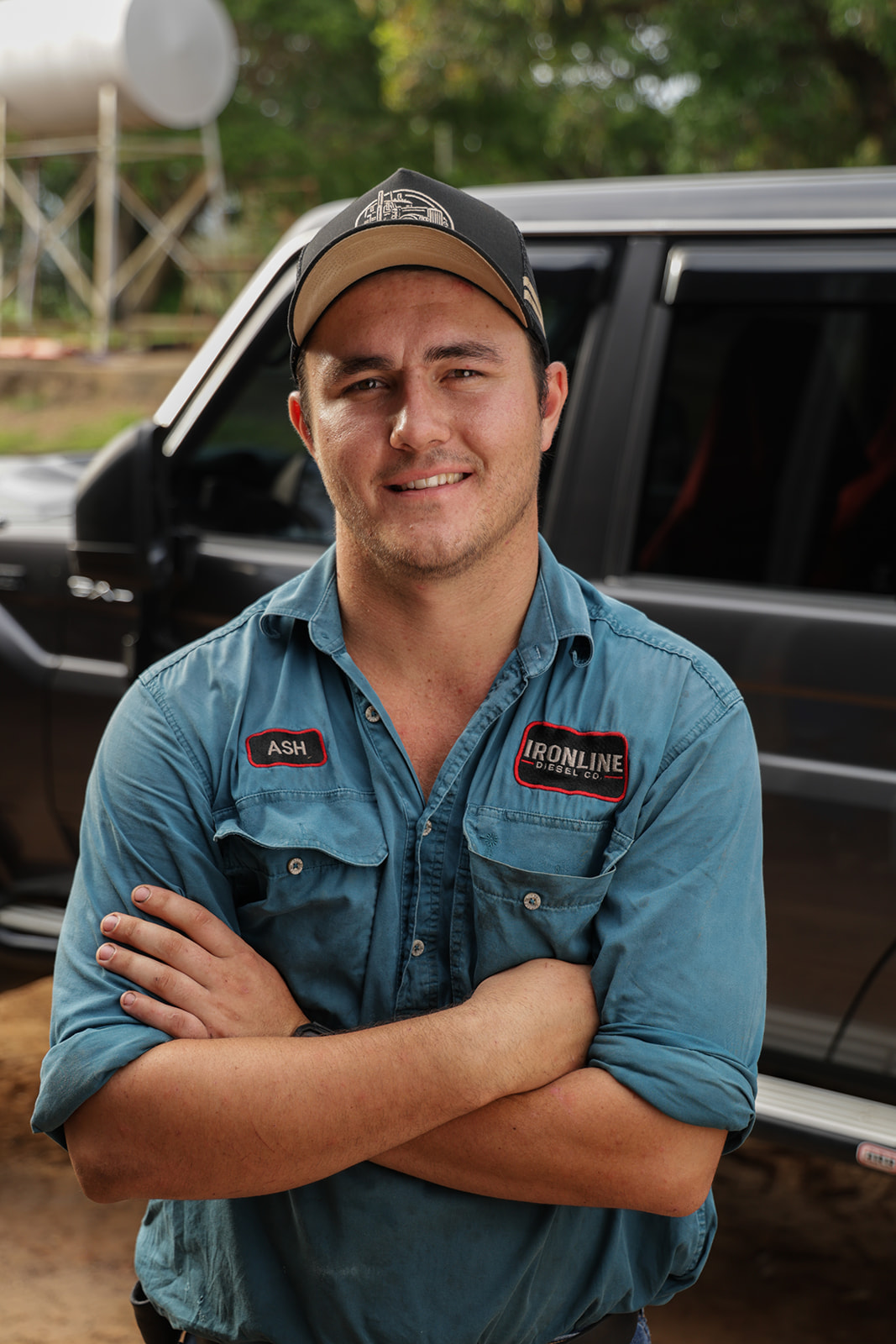 Professional tradesman headshot photography