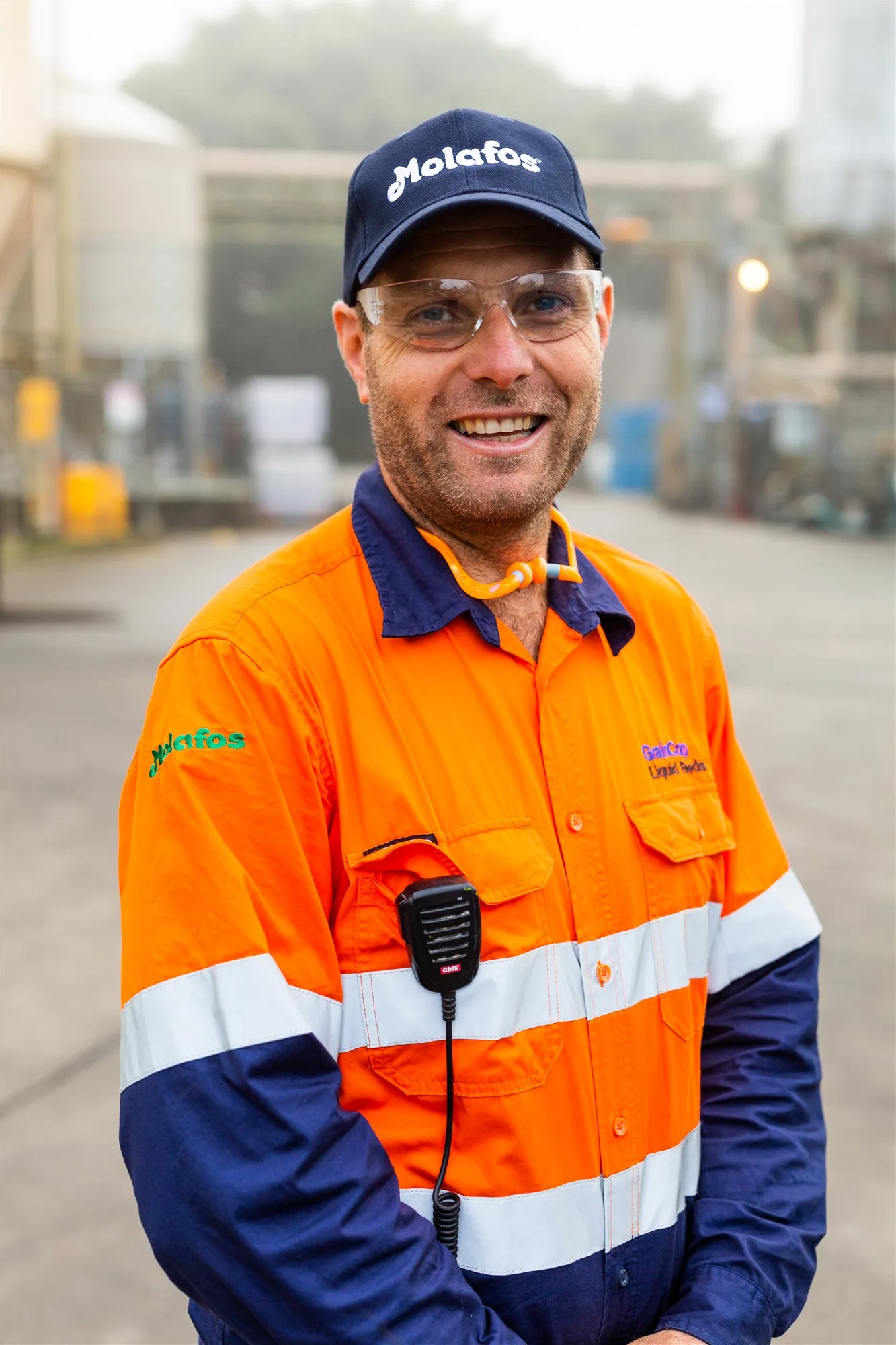 Industrial portrait photography - GrainCorp Mackay