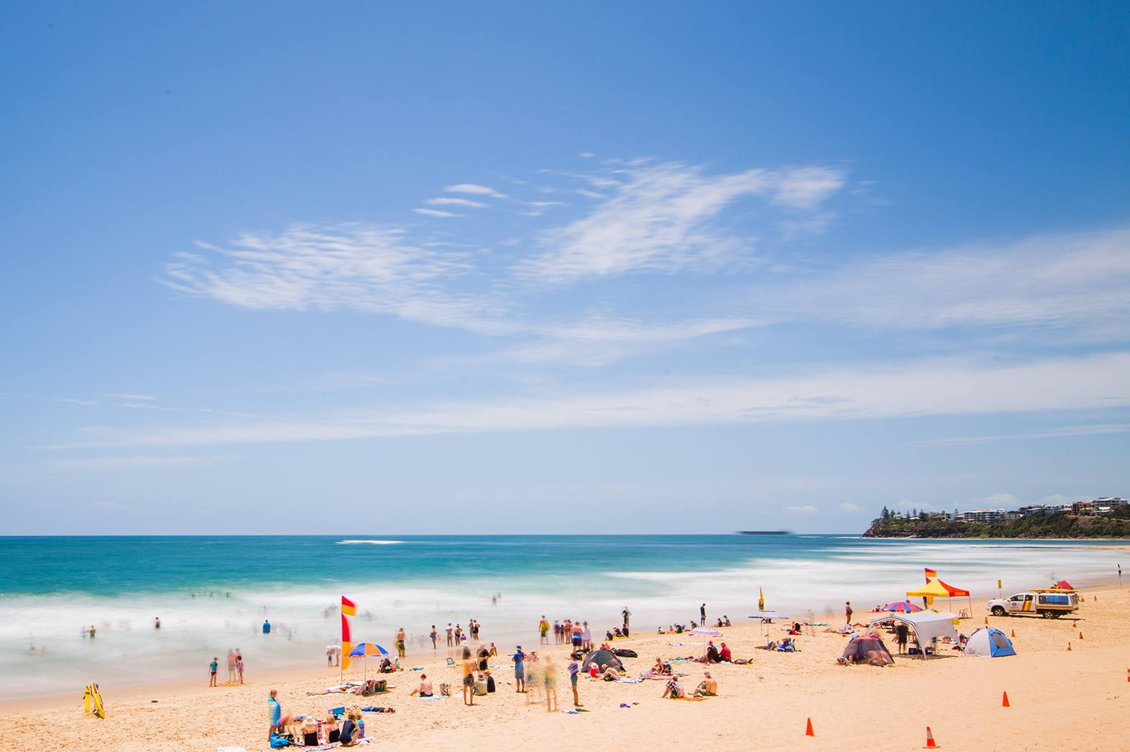 Beach landscape photography Queensland