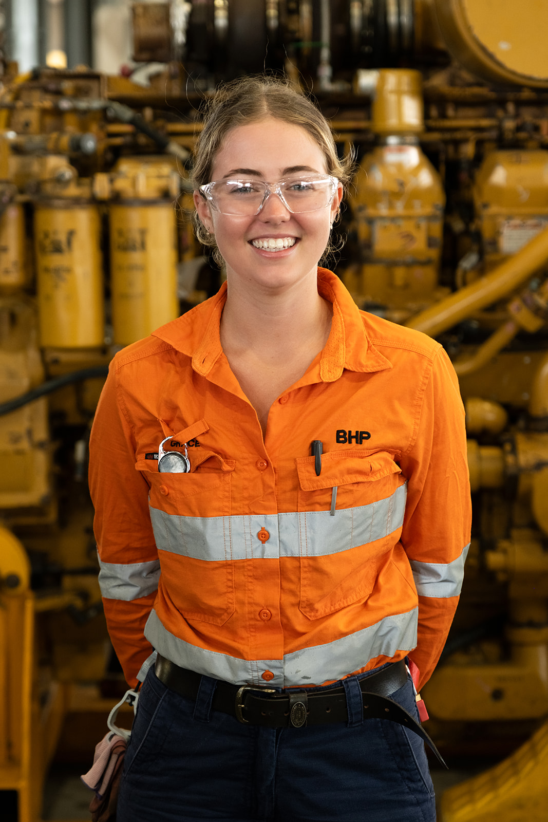 Corporate portrait photography for BHP in Mackay