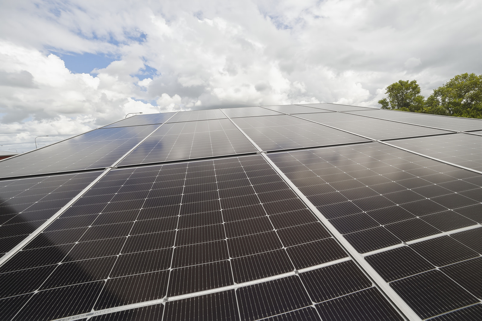 CSE Linked Solar Trailer, a portable off-grid solar and generator power unit, Mackay