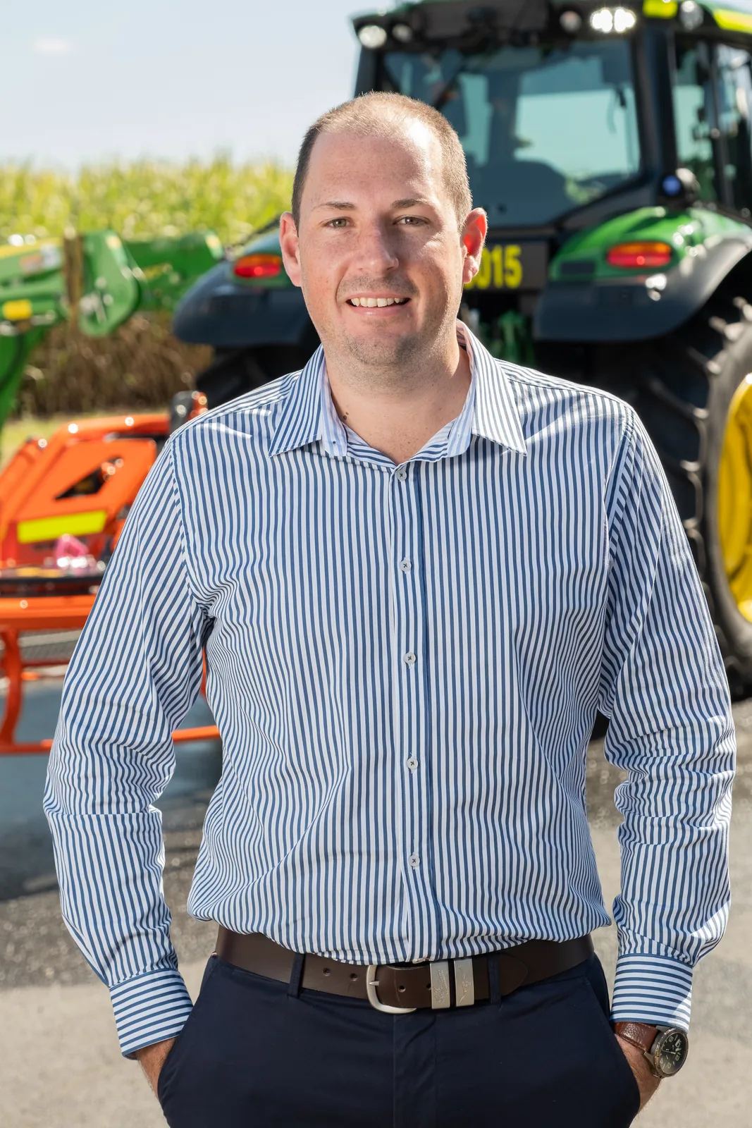EHS Manufacturing staff portrait on location at the Mackay workshop