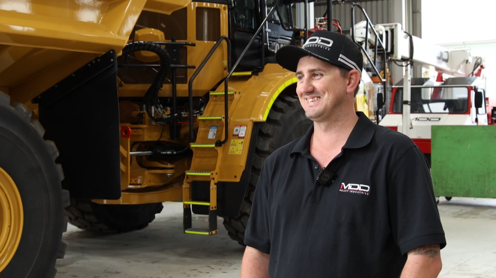 Safety video filming Mackay